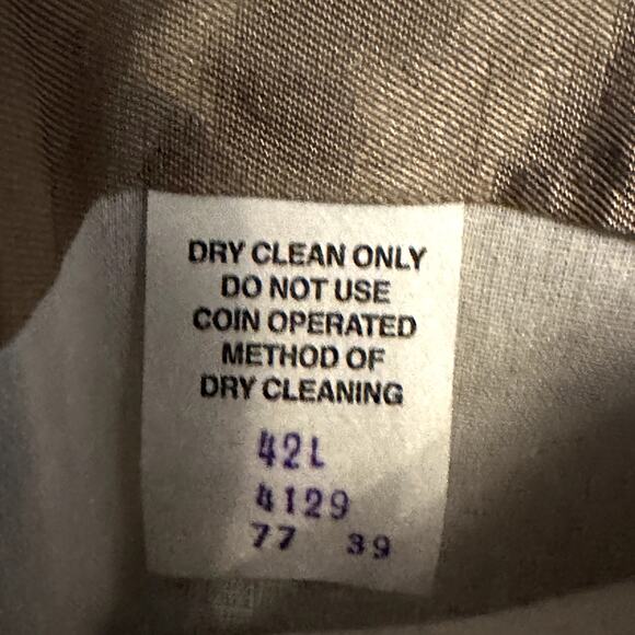 Vintage Hunt Valley Camel Hair Blazer USA Suit Two-Button Notch Lapel Brown 42L - Picture 4 of 6